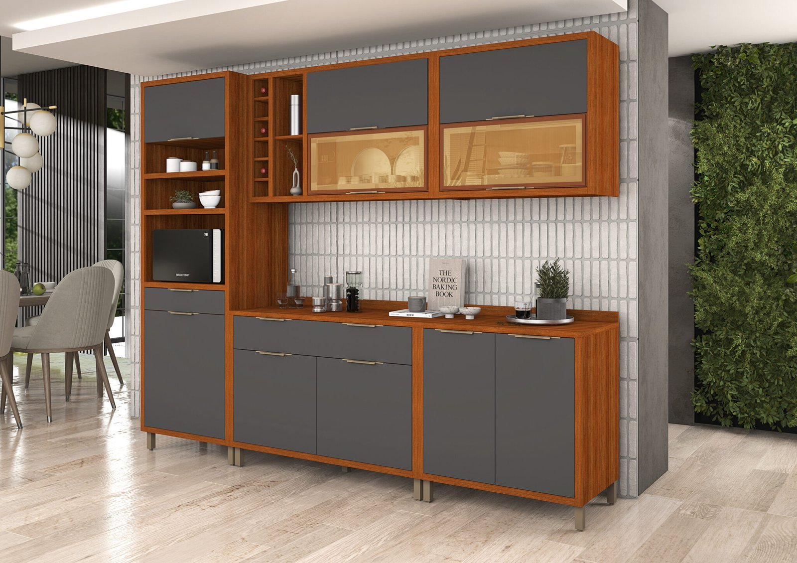 Baroneza 2,70 ambiente cin-grafite - CATALOGO