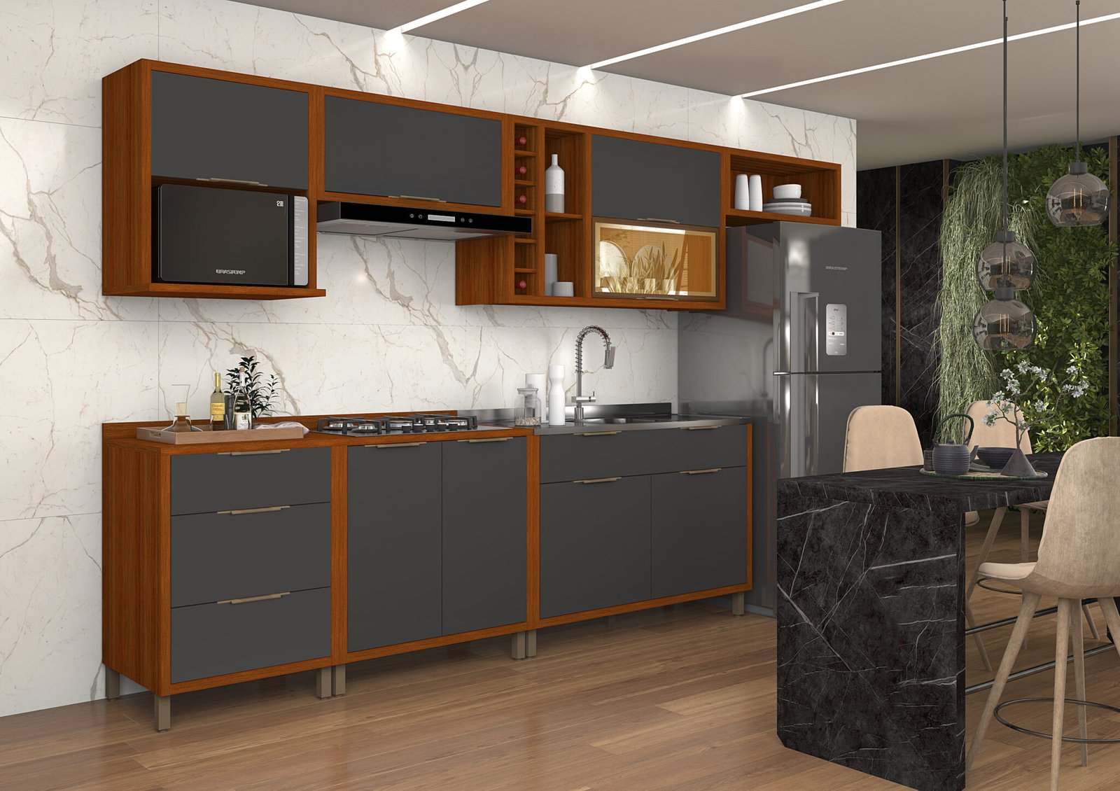 Baroneza 3,42 cinamomo-grafite reflecta