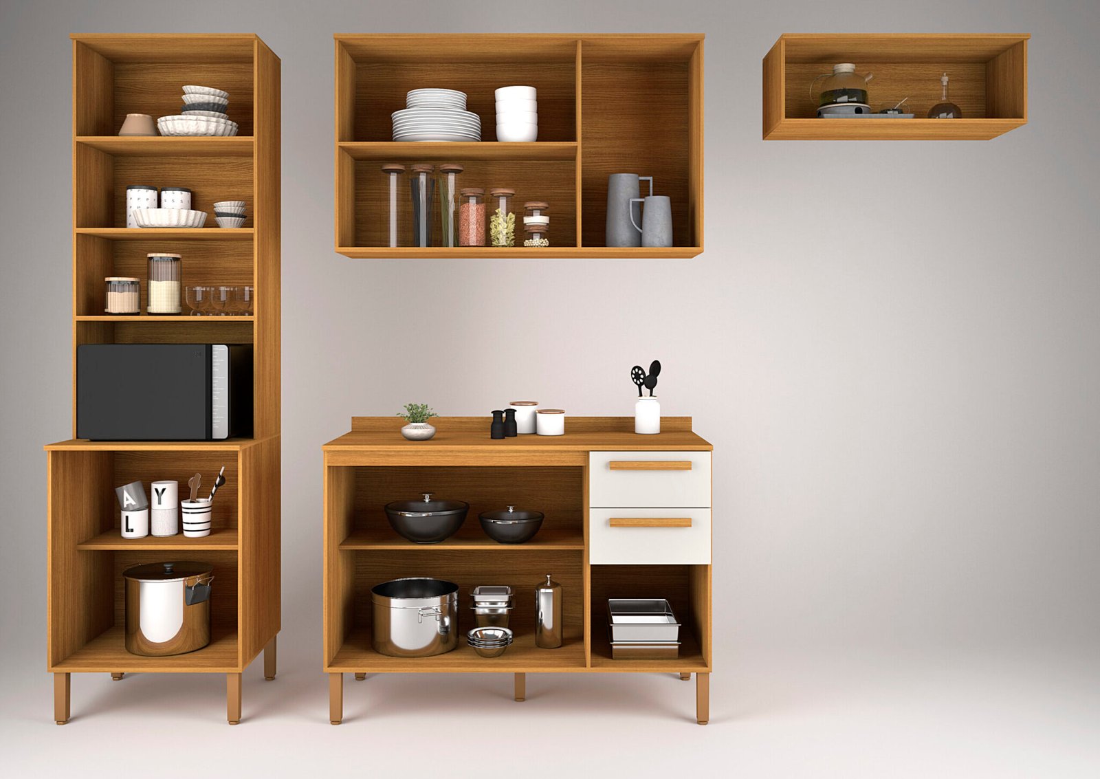 Cozinha Améria detalhe aberto